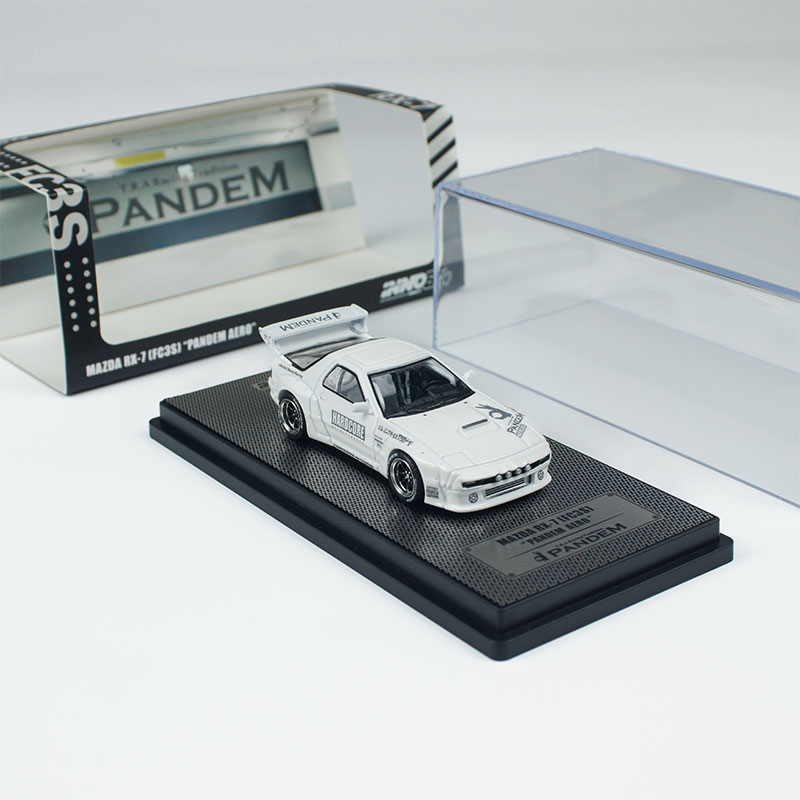 INNO车模 1:64 合金 马自达RX7（FC3S)火箭兔 小比例汽车模型收藏