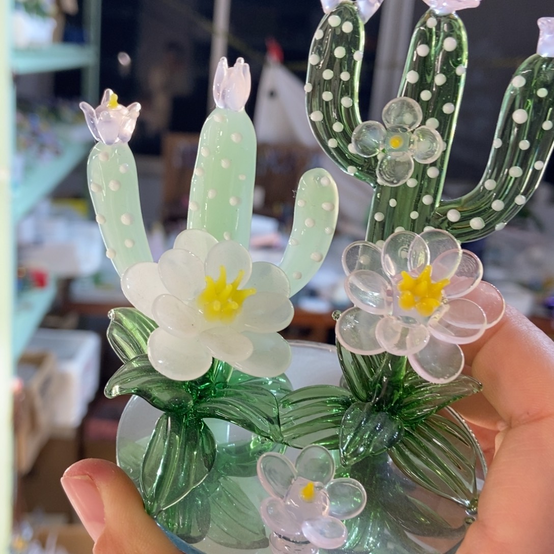 手工艺品琉璃沙漠之花