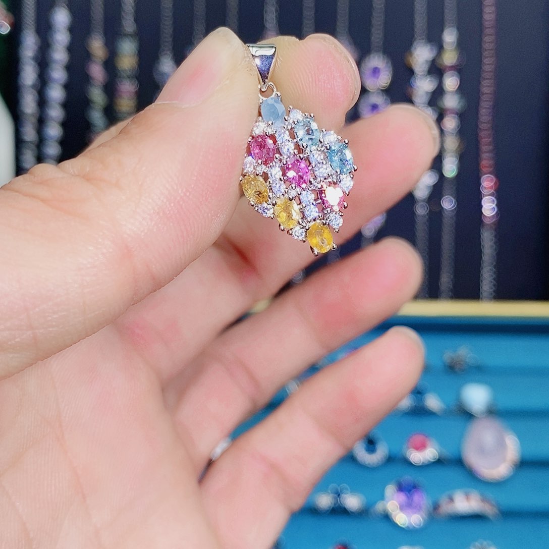 紫晶珠宝半成品银S925镶嵌