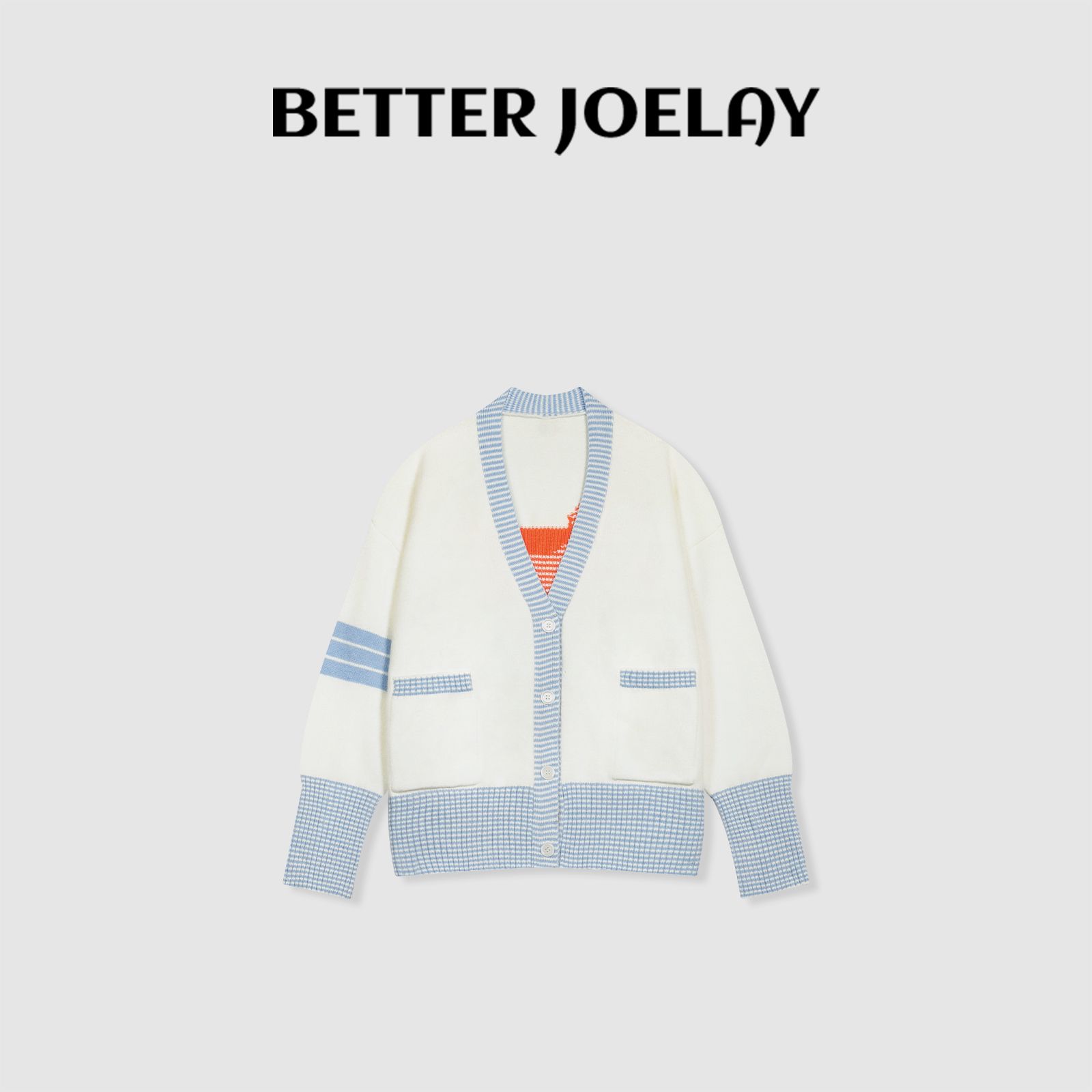 BETTER JOELAY-【冷酷小狗】时尚针织开衫毛衣韩版慵懒百搭Z1512