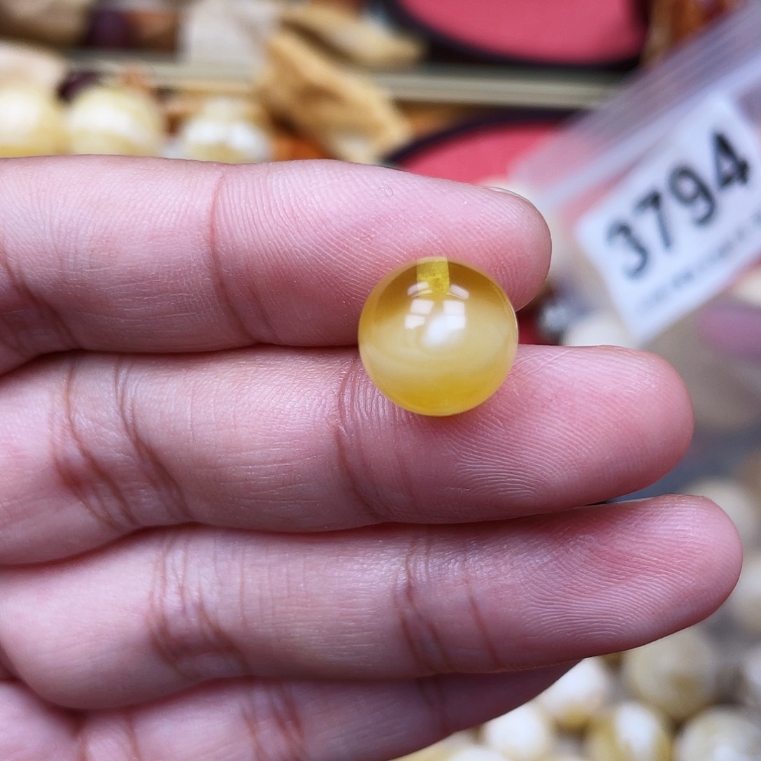 蜜蜡未镶嵌珠宝奇石粉12