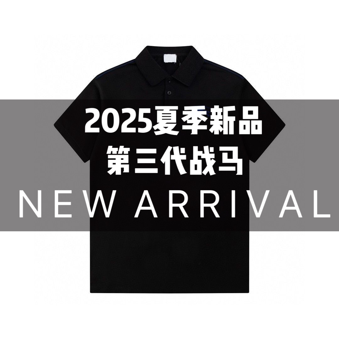kk11-2025夏季新品第三代刺绣战马男士商务休闲POLO衫男