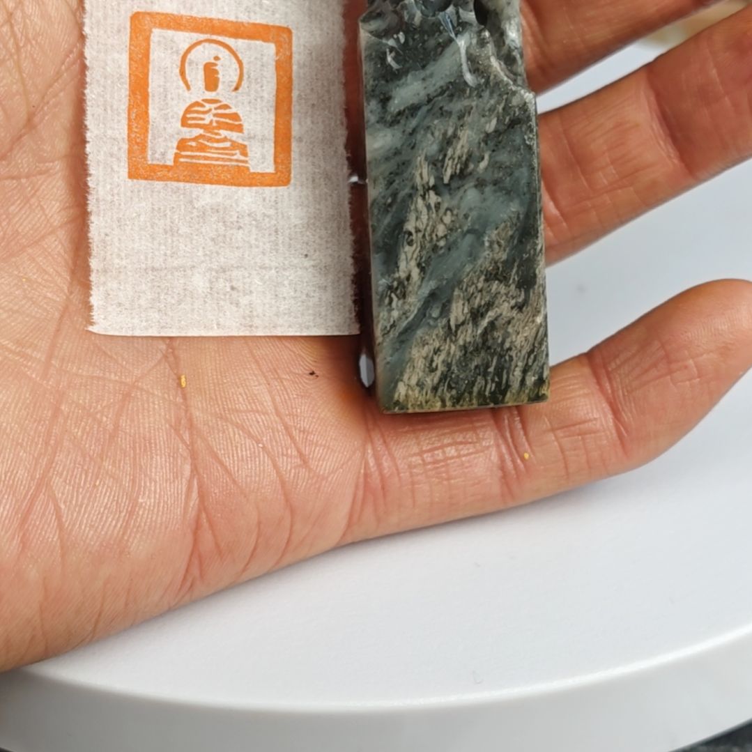 老挝石印石【佛像印】