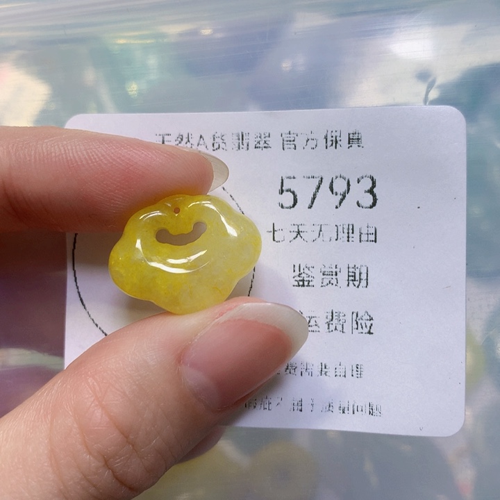 翡翠颈饰未镶嵌翡翠