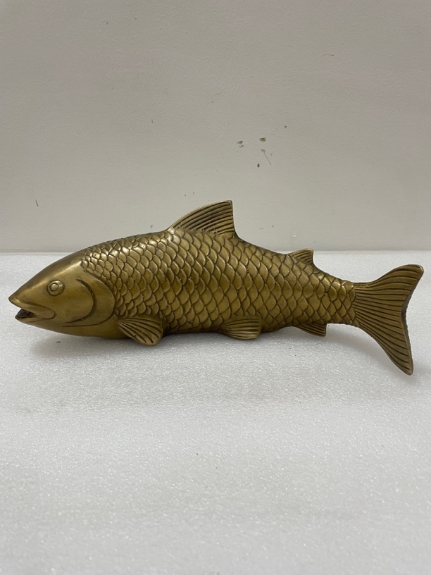 铜年年有余摆件鱼摆件