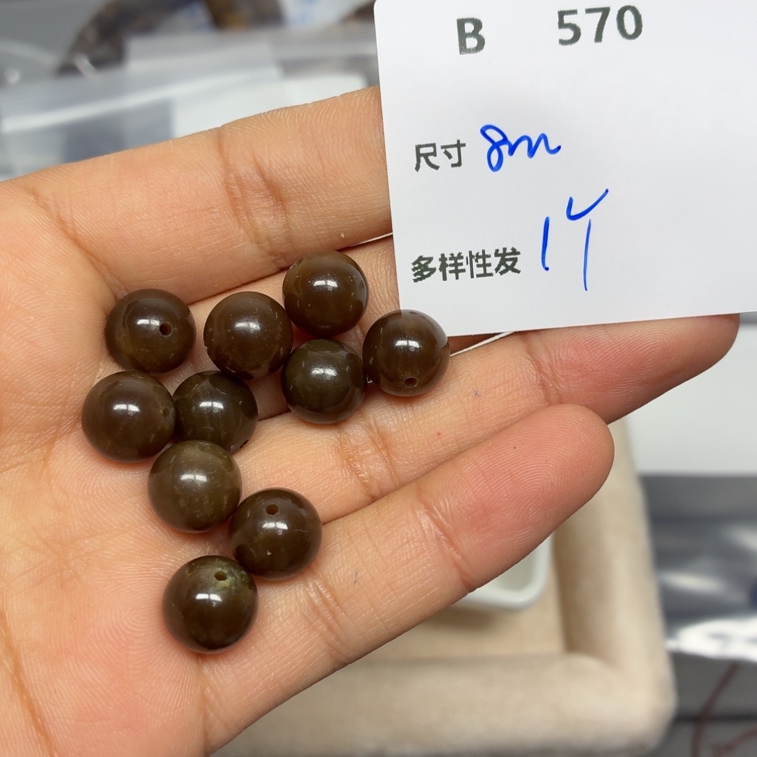 和田玉未镶嵌颈饰B570