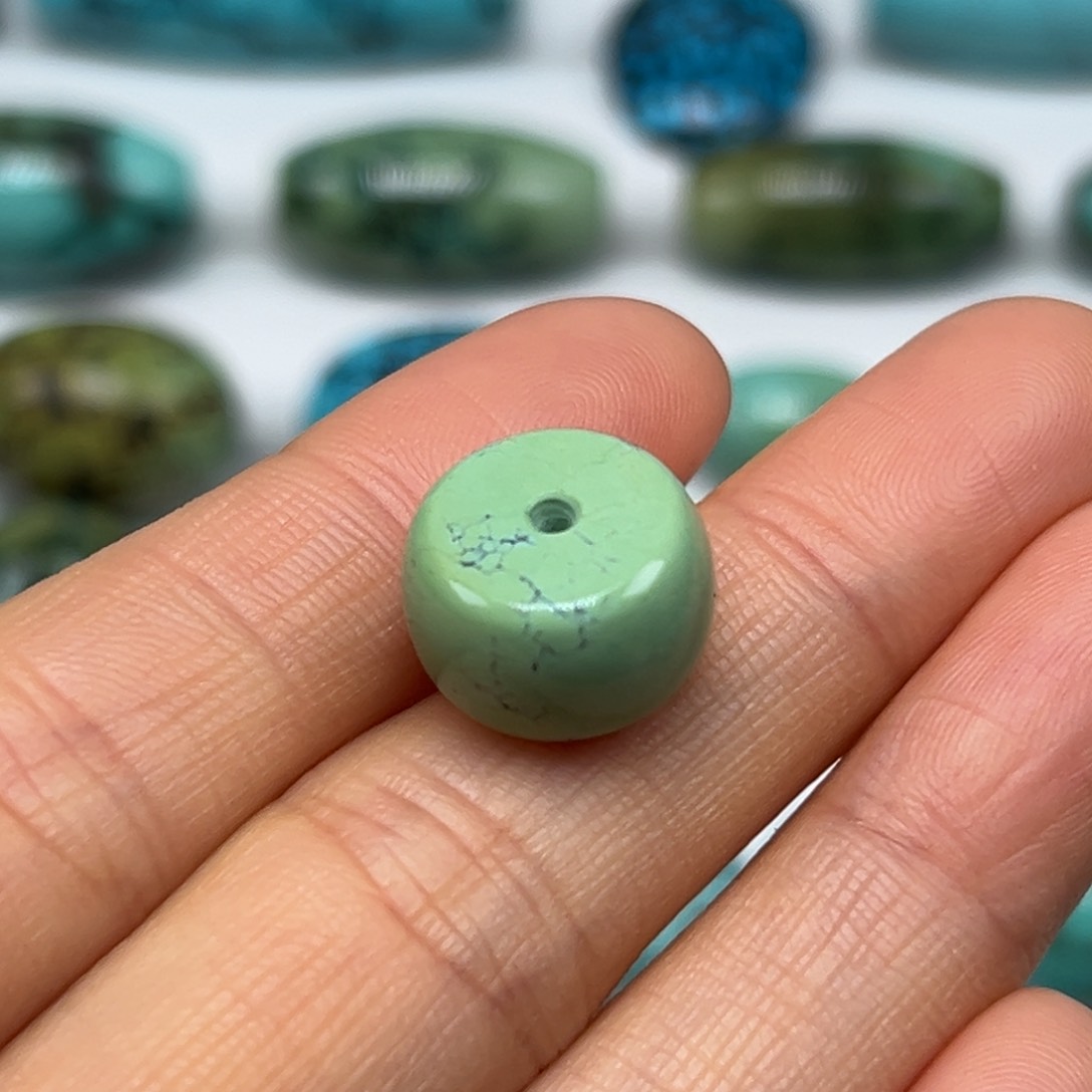 绿松石珠宝奇石未镶嵌夜**-