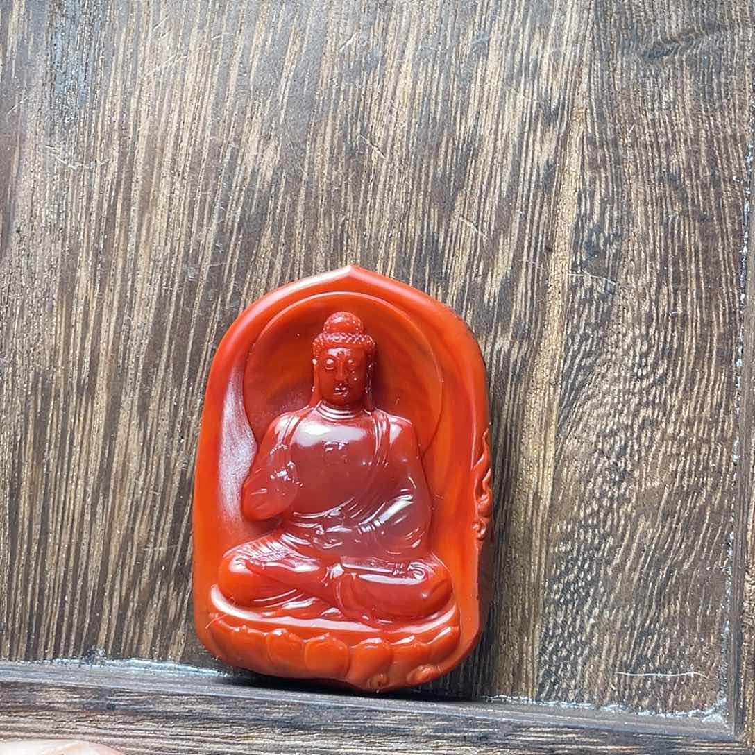 南红玛瑙吊坠(不含链)未镶嵌有****律