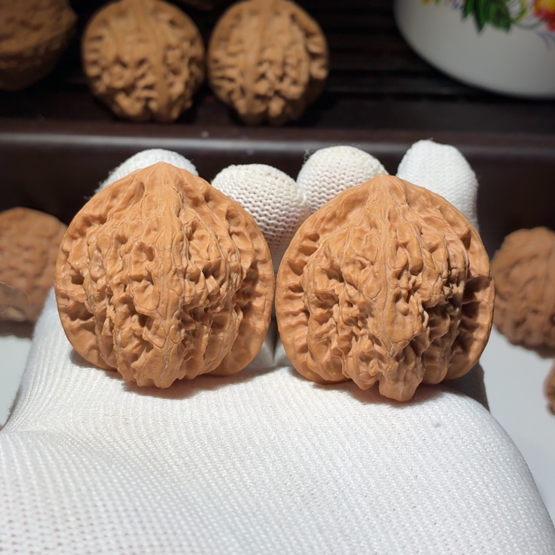 文玩核桃吊坠火焰 40