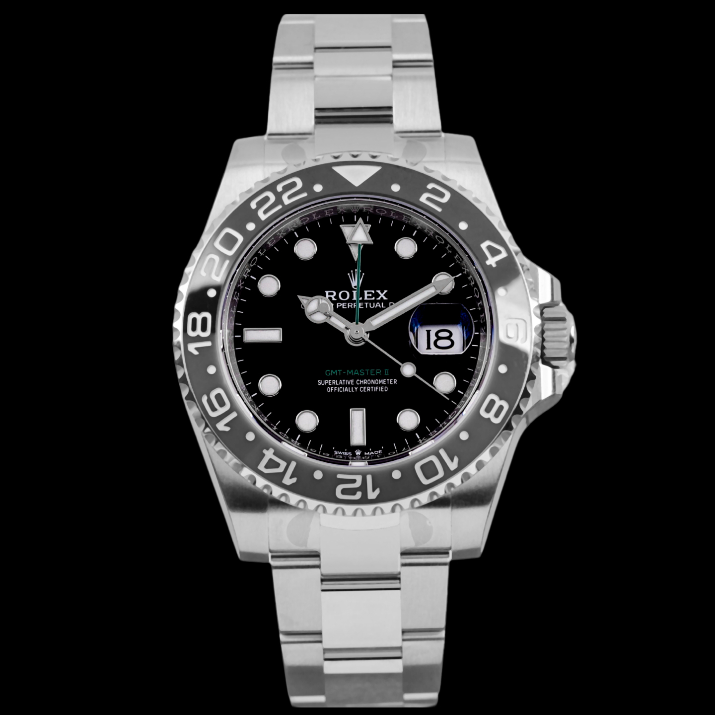 99新 Rolex/劳力士 大牛未使用/25年2月/126710小绿针/40mm