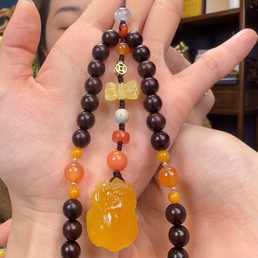 蜜蜡颈饰未镶嵌1111111111