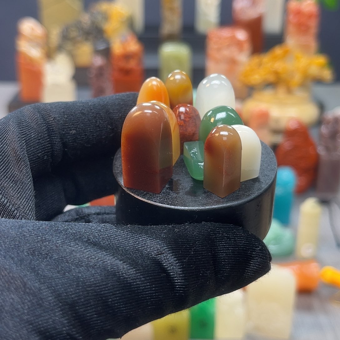 寿山石印石八****˒包邮包刻904