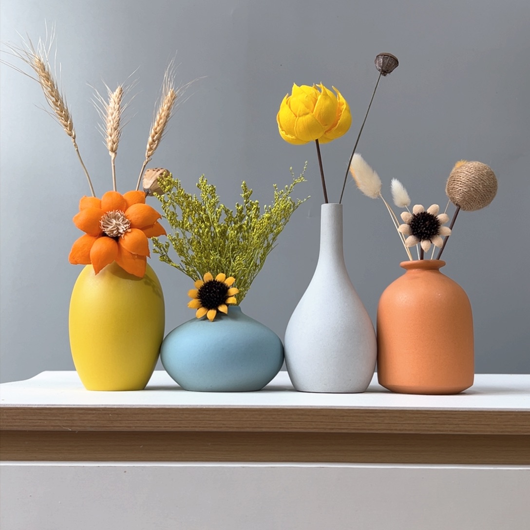 瓶花瓶带花高度20-30厘米左右