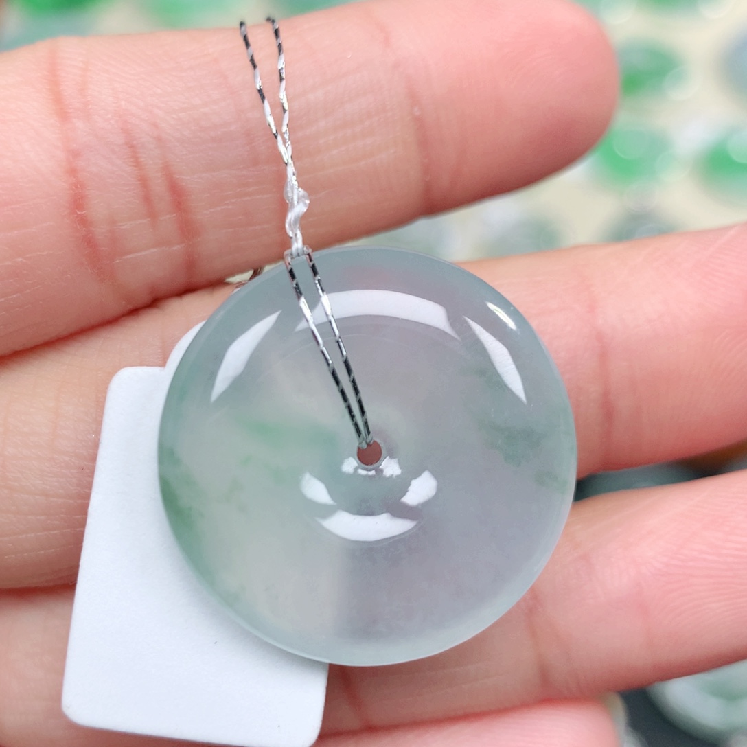 翡翠未镶嵌颈饰24-5.5