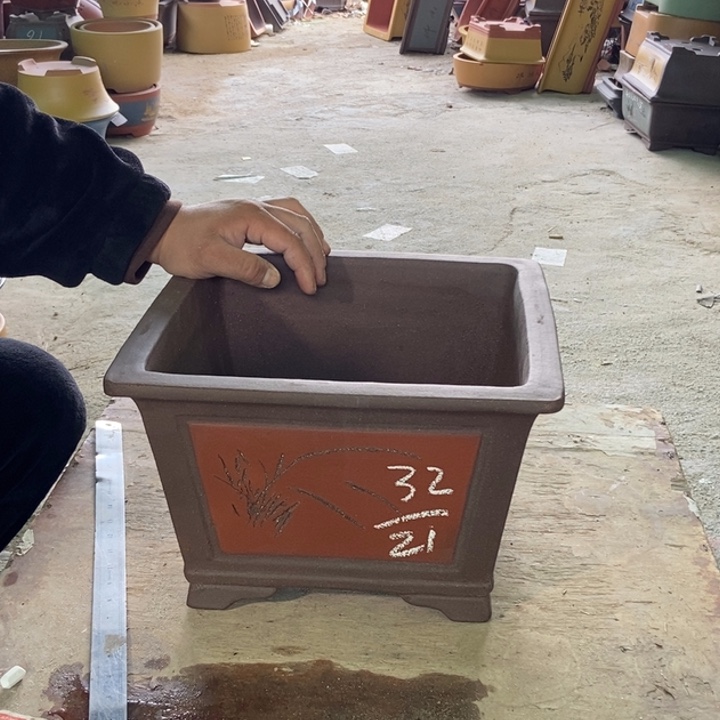 紫砂花盆紫砂紫砂