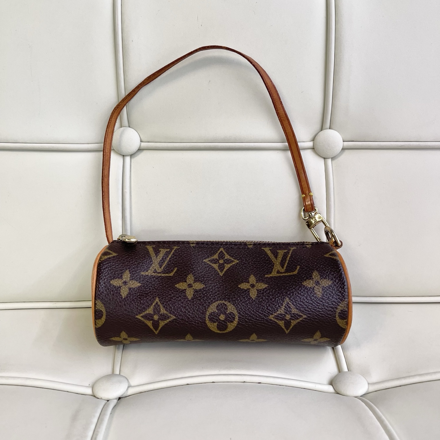 95新 LouisVuitton/路易威登 js119252 lv老花mini巴比龙，原皮
