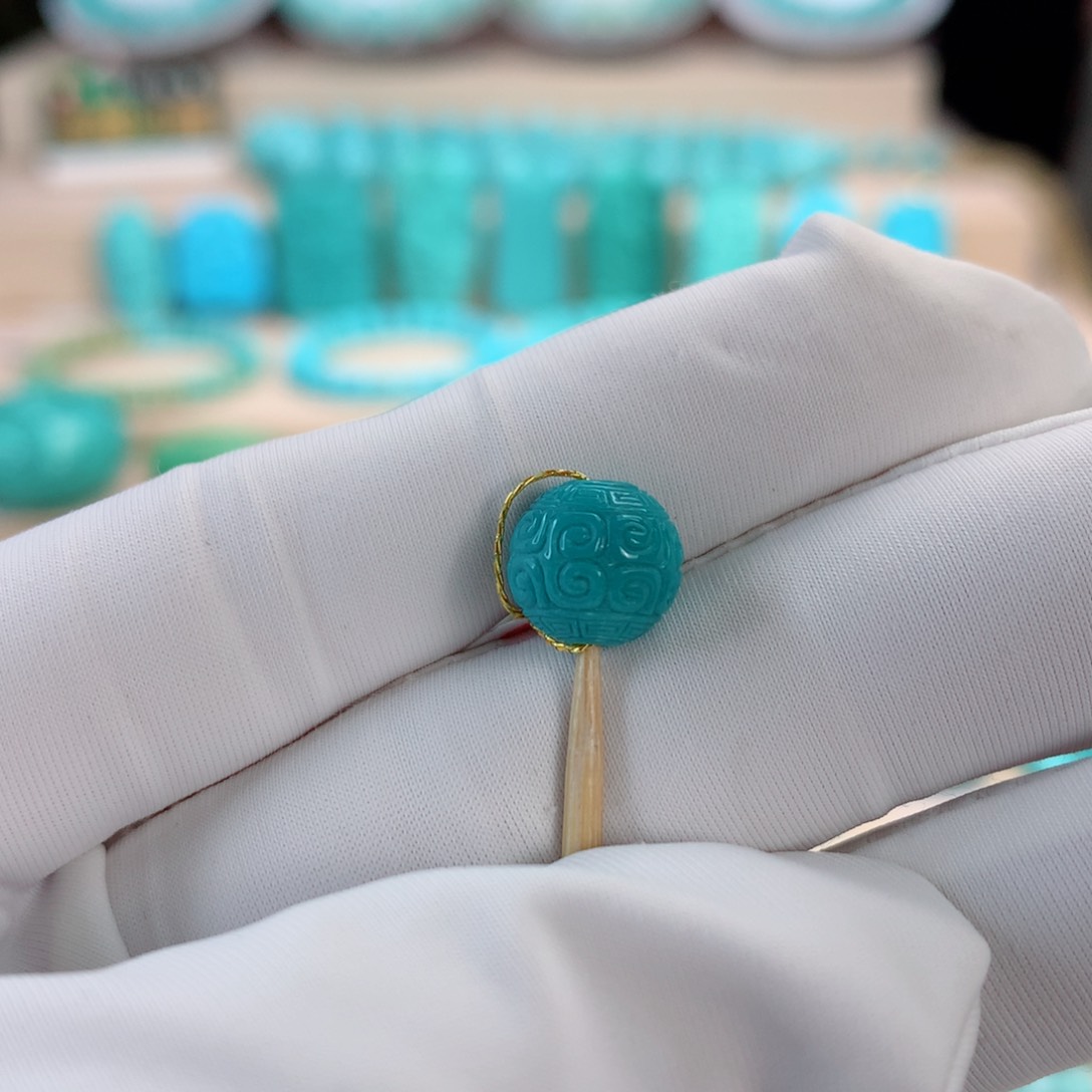 绿松石挂件未镶嵌