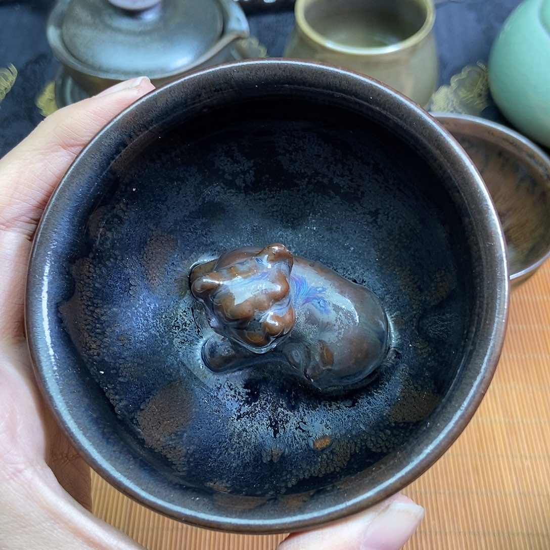 茶盏伊伊建窑建盏茶器447