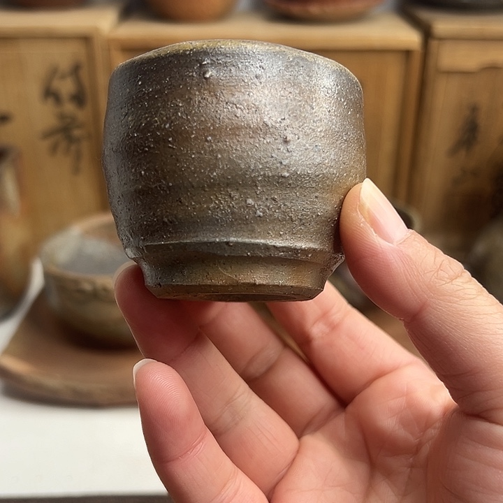 备前烧，小山真吾主人杯，