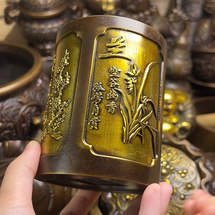精美铜器，点击下单