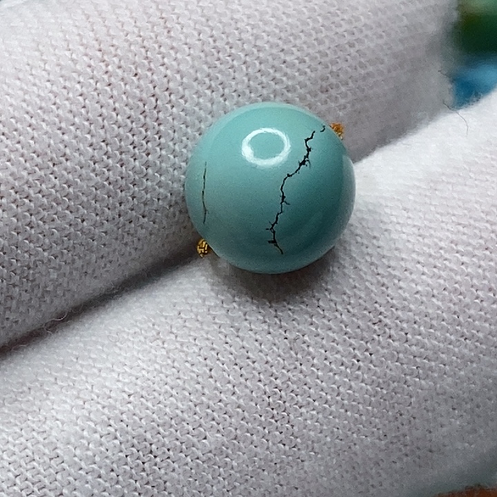 绿松石未镶嵌天然原矿 地大质检