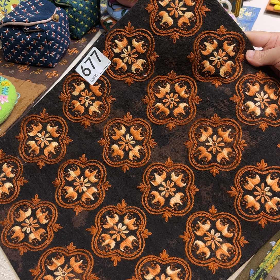 规格30.40刺子绣茶席