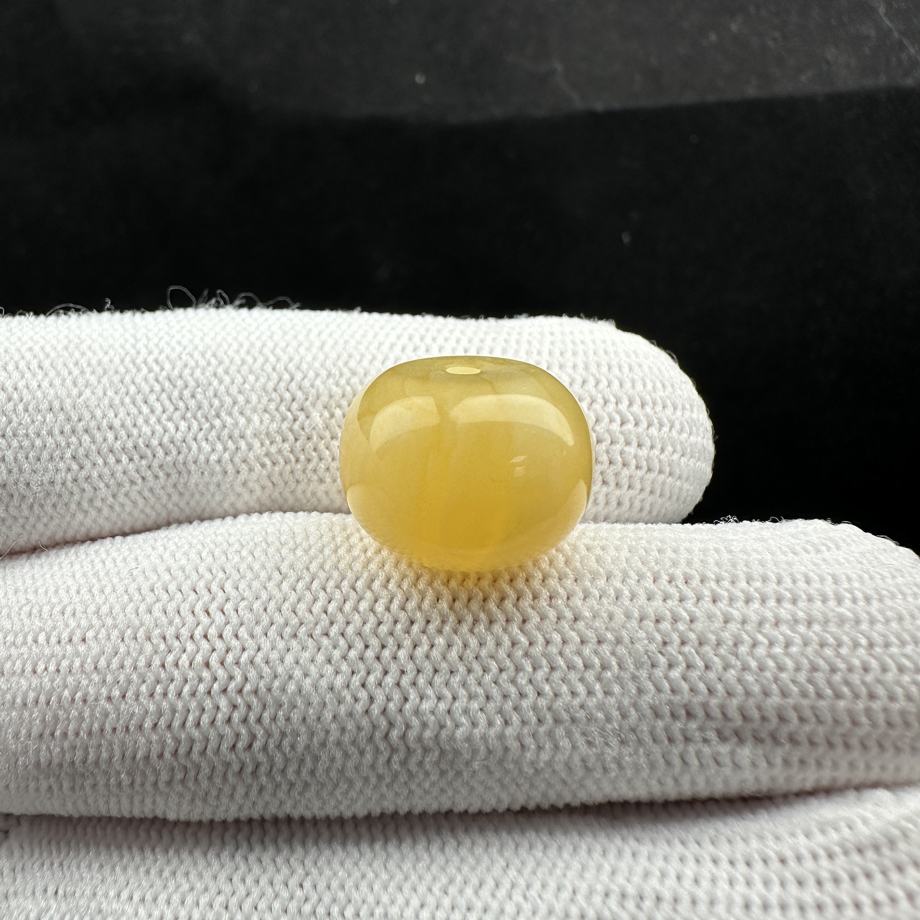 M4830天然原矿蜜蜡妖花墩子 14.7*10.8mm支持鉴定 一物一图