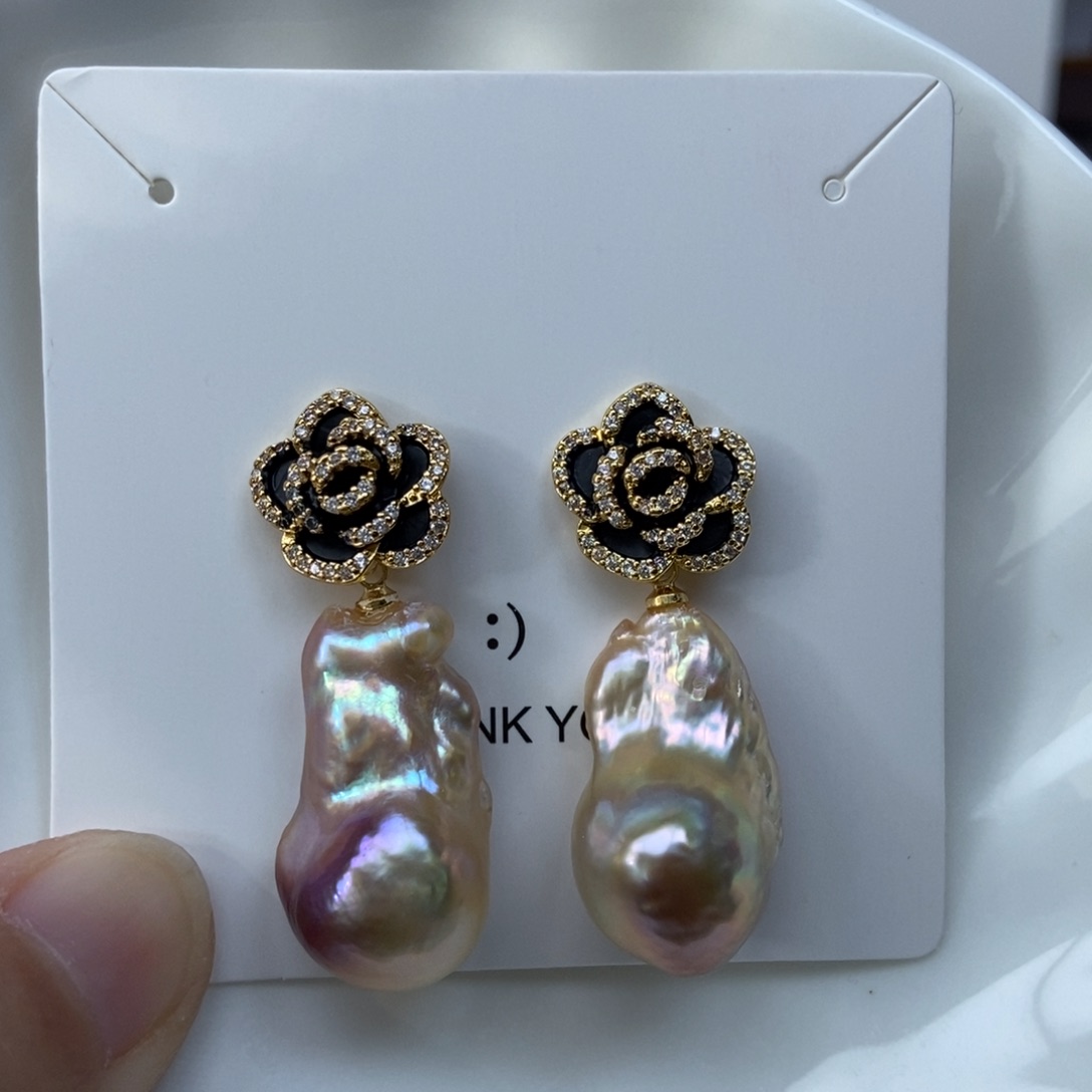 淡水珍珠耳环合金福利270