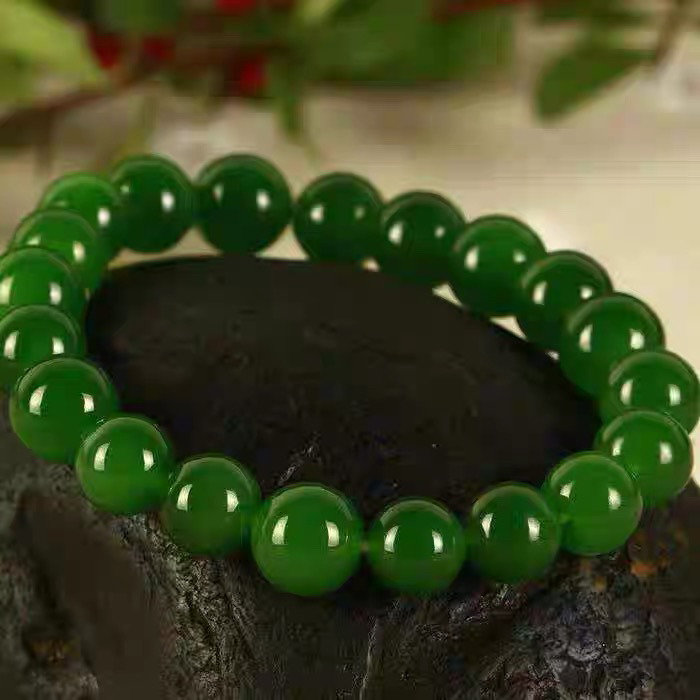 美观大气美轮美奂碧玉手串