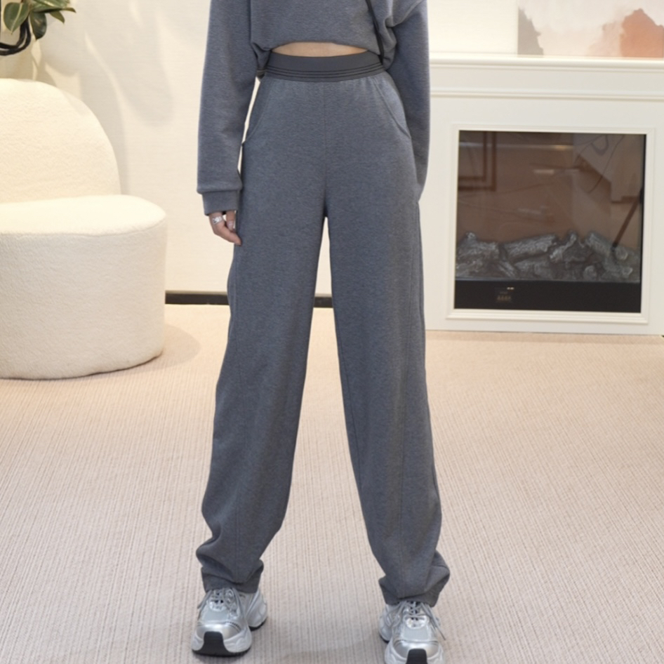 GIRDEAR/哥弟春秋高腰宽松时尚休闲百搭弯刀卫裤 1100490