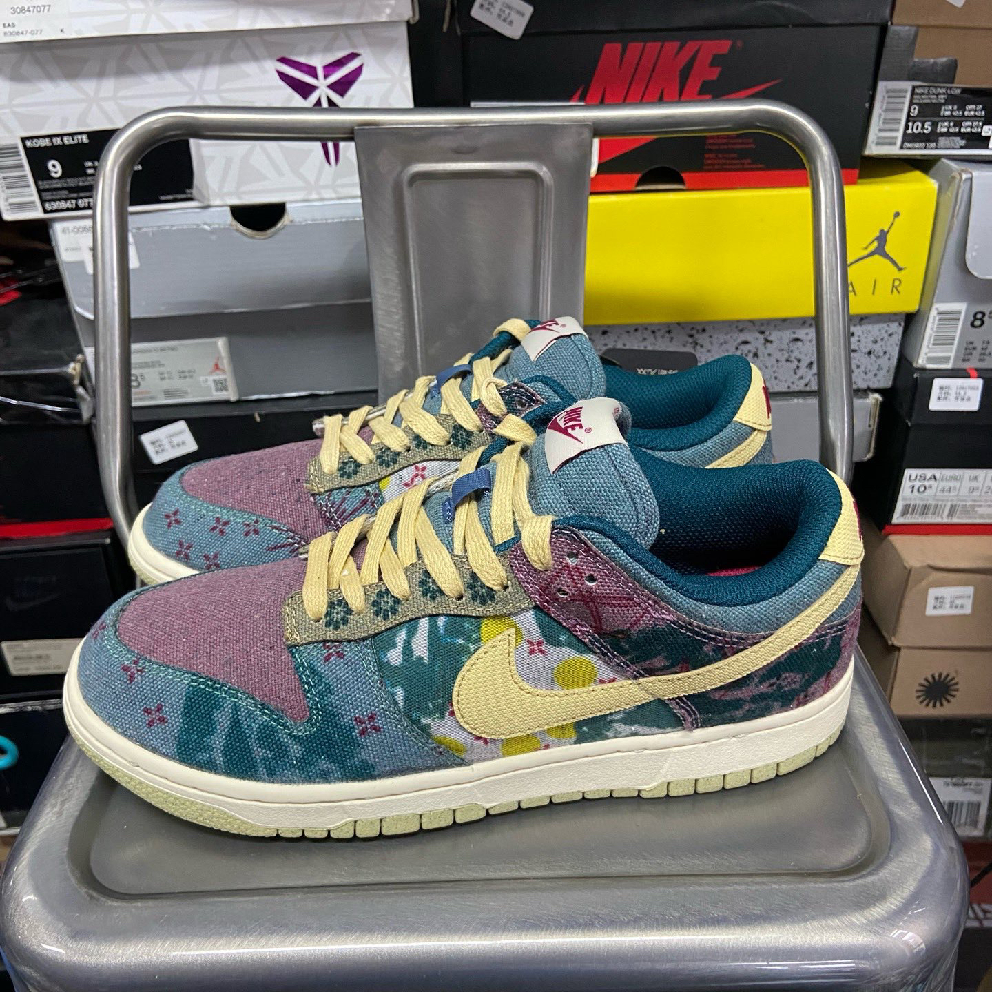 95新 MM6 39码 有原盒 dunk 柠檬水洗 蓝黄 14189219