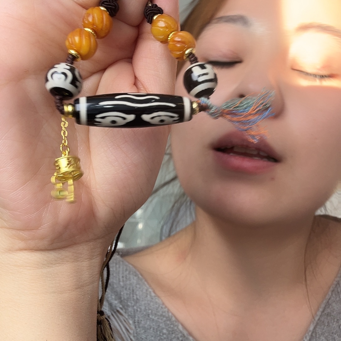 玛瑙/玉髓合金颈饰