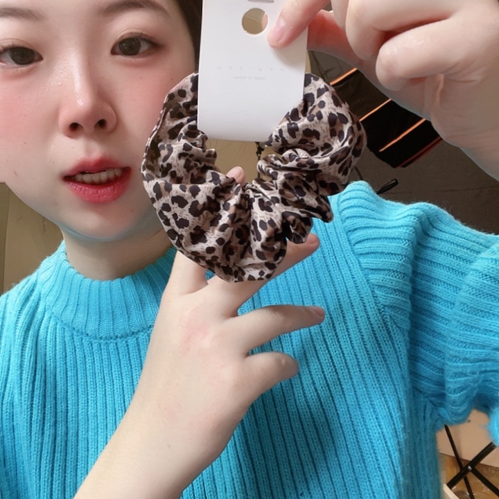 三醋酯纤维发圈随单发豹纹