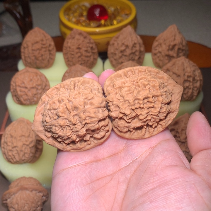 文玩核桃把件官帽