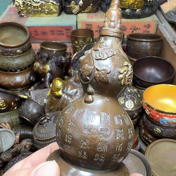 ，铜器文玩摆件收藏