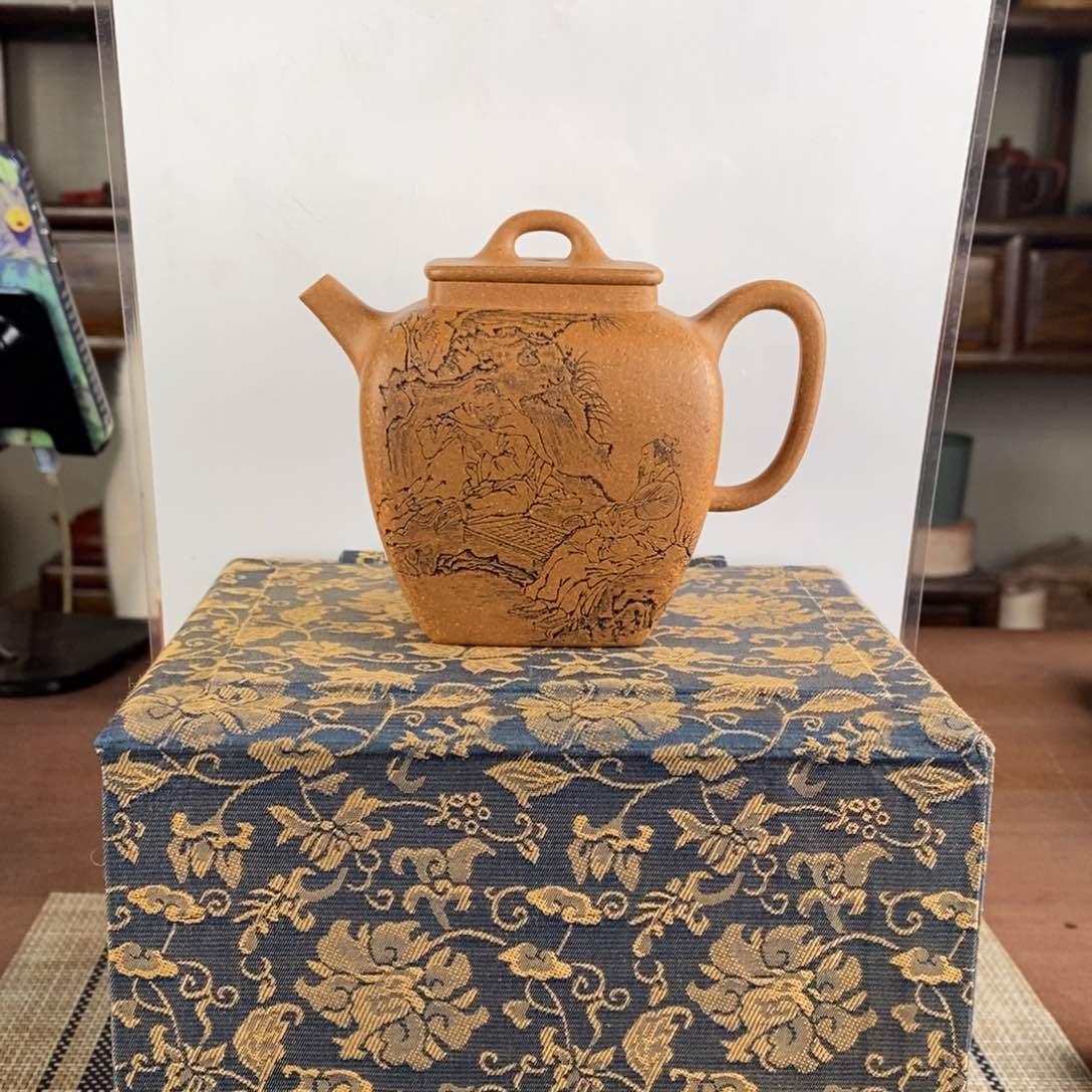 紫砂茶壶A**哥宜兴紫砂工艺美术精品