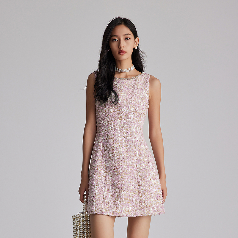 OBEG欧碧倩玛德琳小香风背心裙10484058