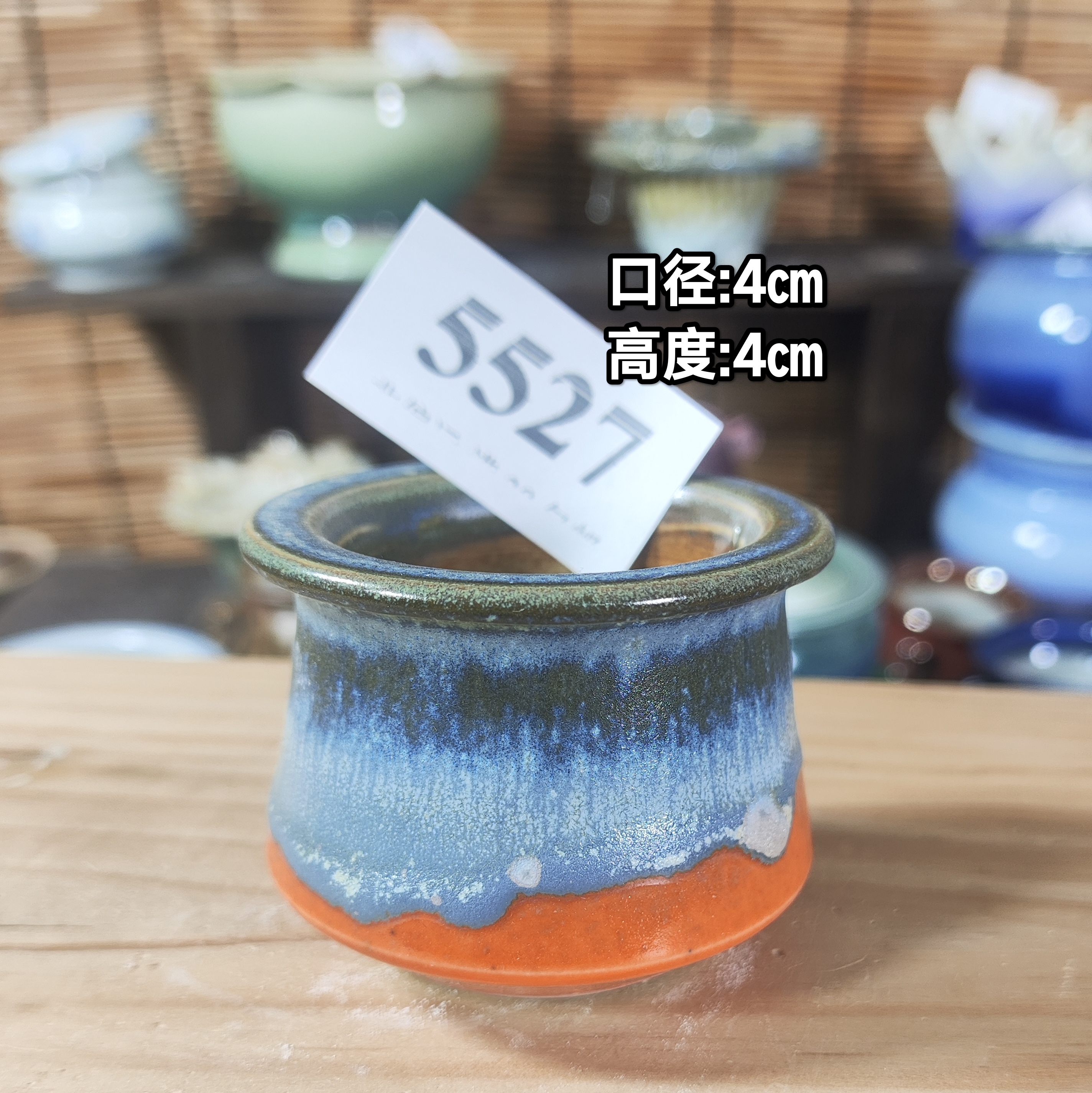 手工创意多肉花盆摆件迷你多肉花盆景德镇纯手工制做