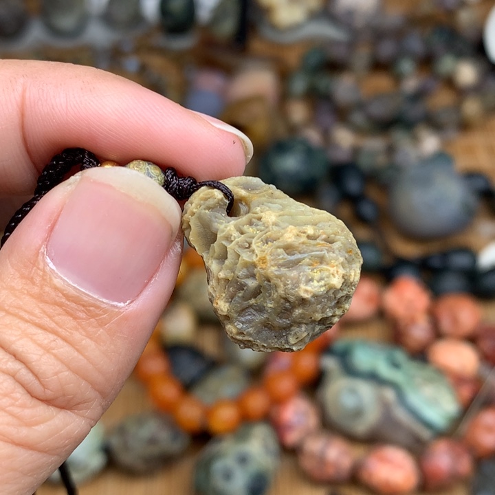 玛瑙/玉髓珠宝半成品未镶嵌浅*