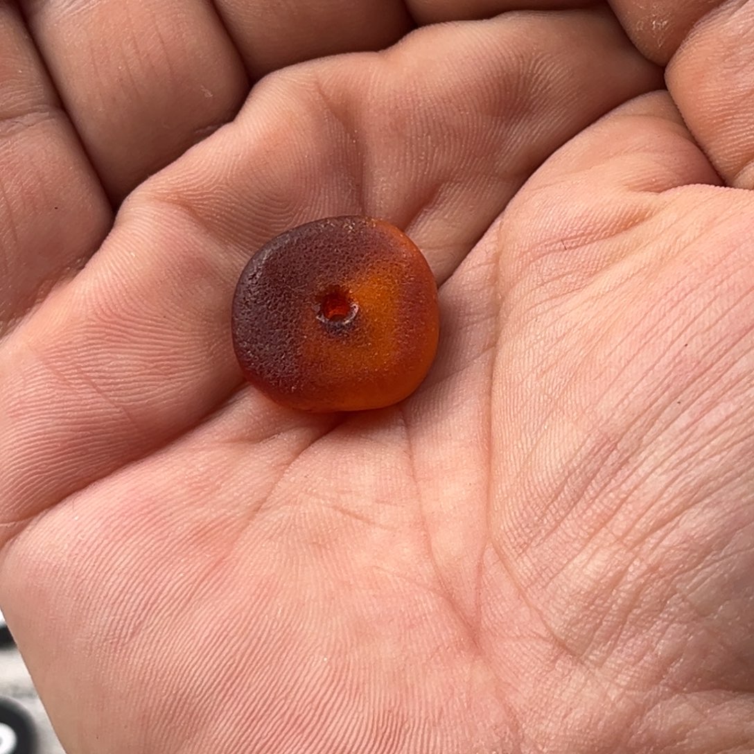清***如蜜蜡颈饰未镶嵌老蜜蜡