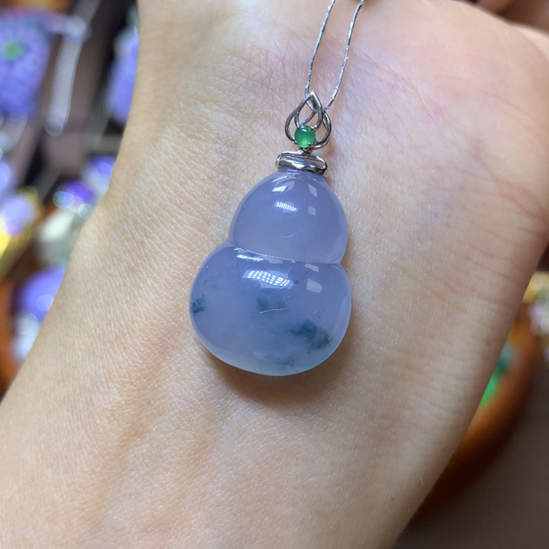 【闪购商品】翡翠颈饰18K金镶嵌翡翠