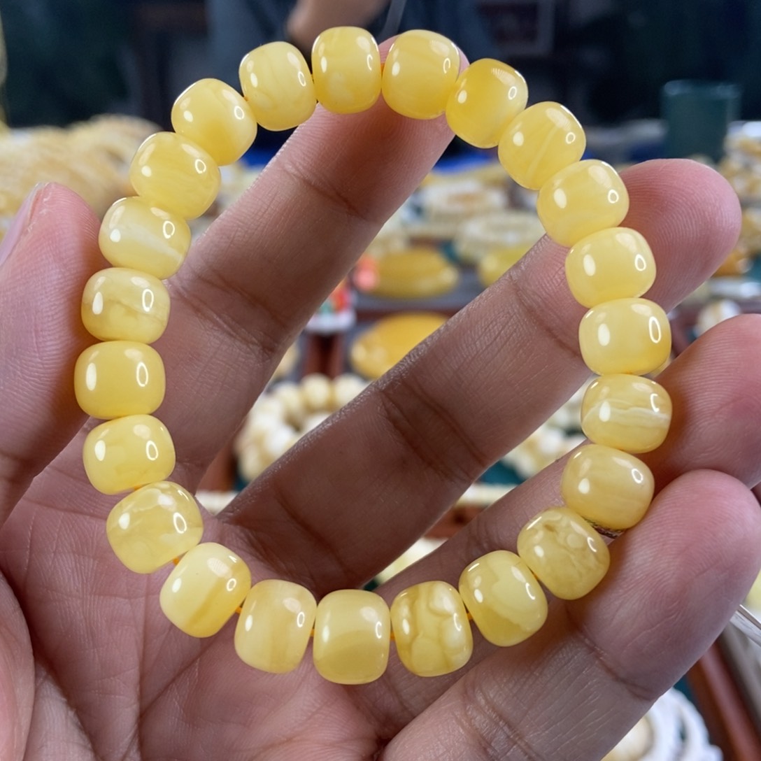 琥珀珠宝奇石未镶嵌10白花蜡老型13.23