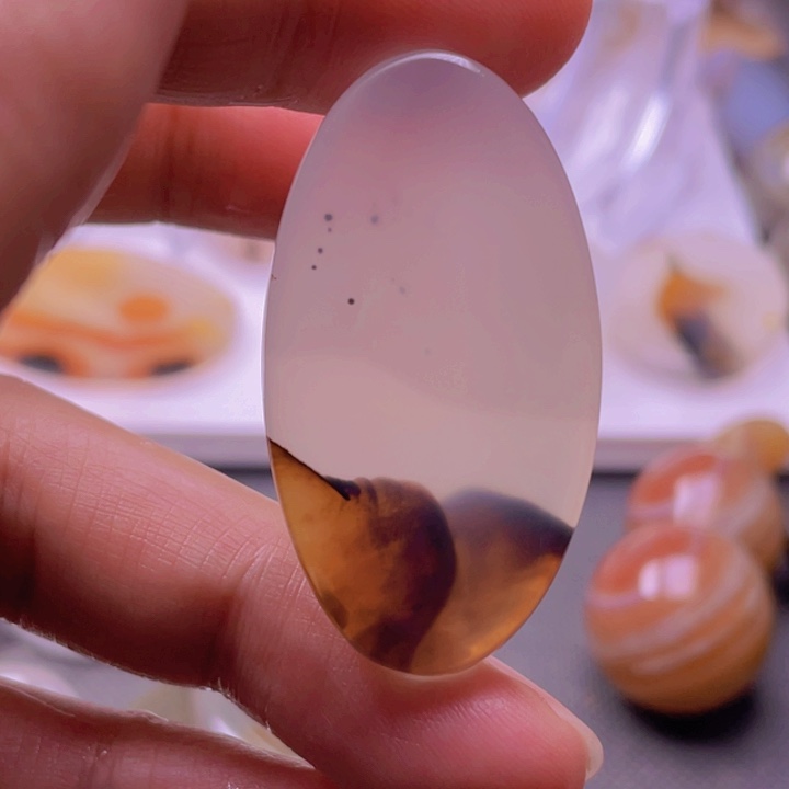 玛瑙/玉髓未镶嵌吊坠(不含链)