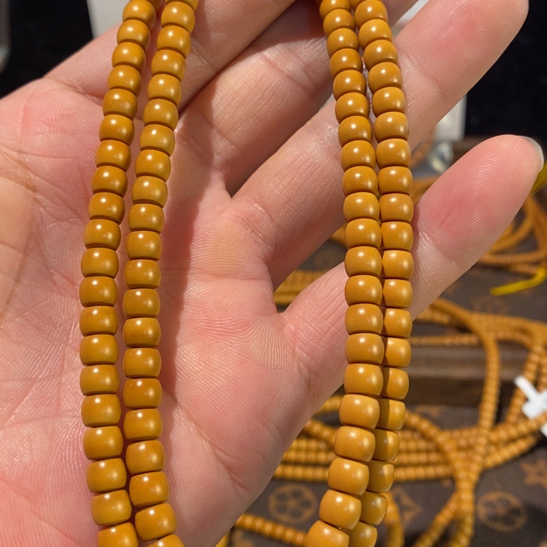 橄榄核手串/手链6.4橄榄核核尖108长串