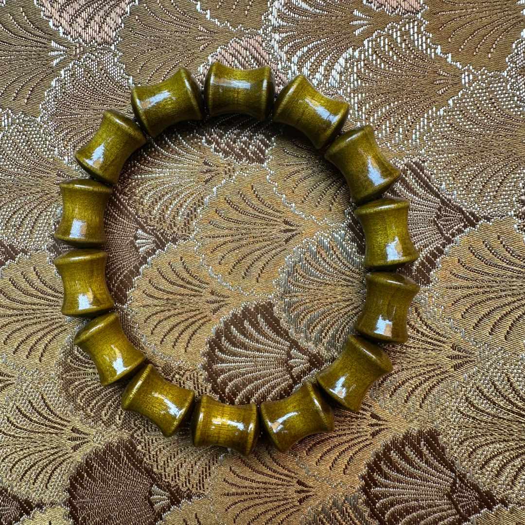 非金属手链 【 炎轩文趣斋】zj金丝竹节手串