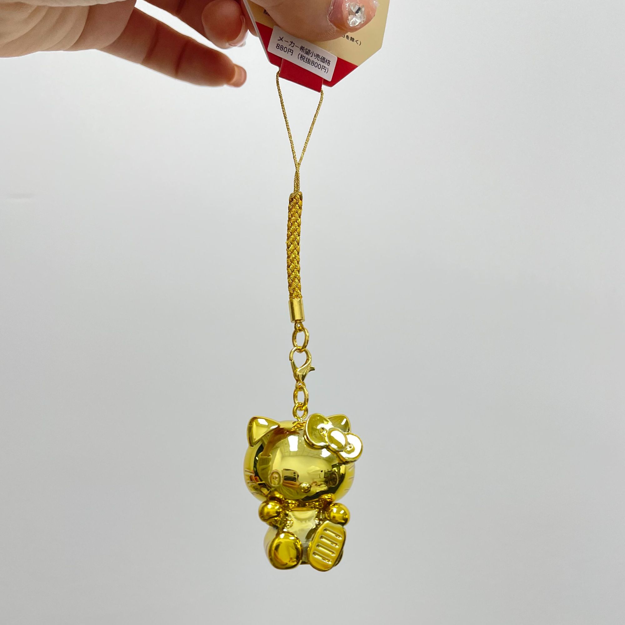 【大阪限定】Hello Kitty 金色Kitty手机绳