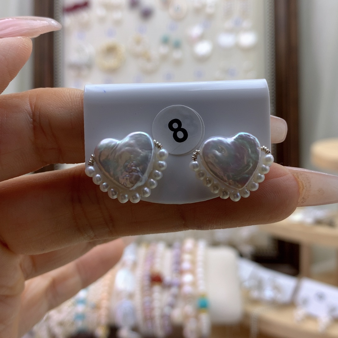 未镶嵌耳饰淡水珍珠