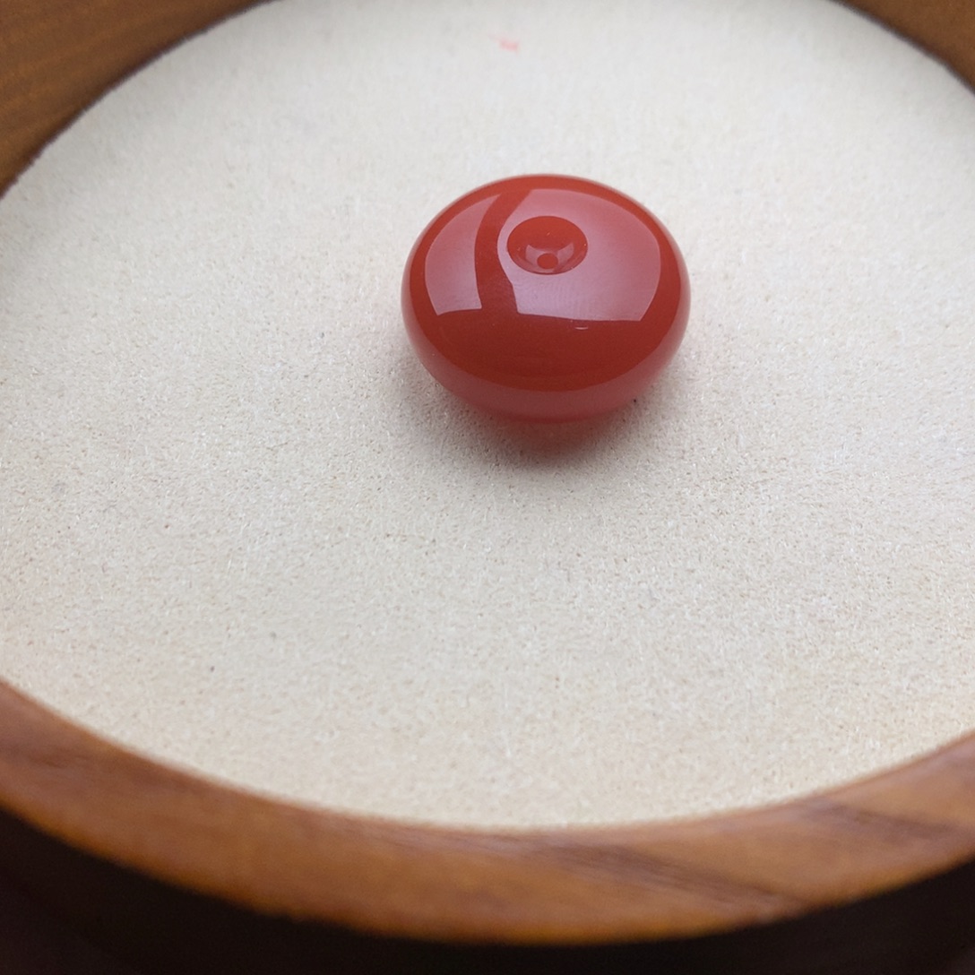 南红玛瑙未镶嵌保山天然原矿南红平安扣吊坠