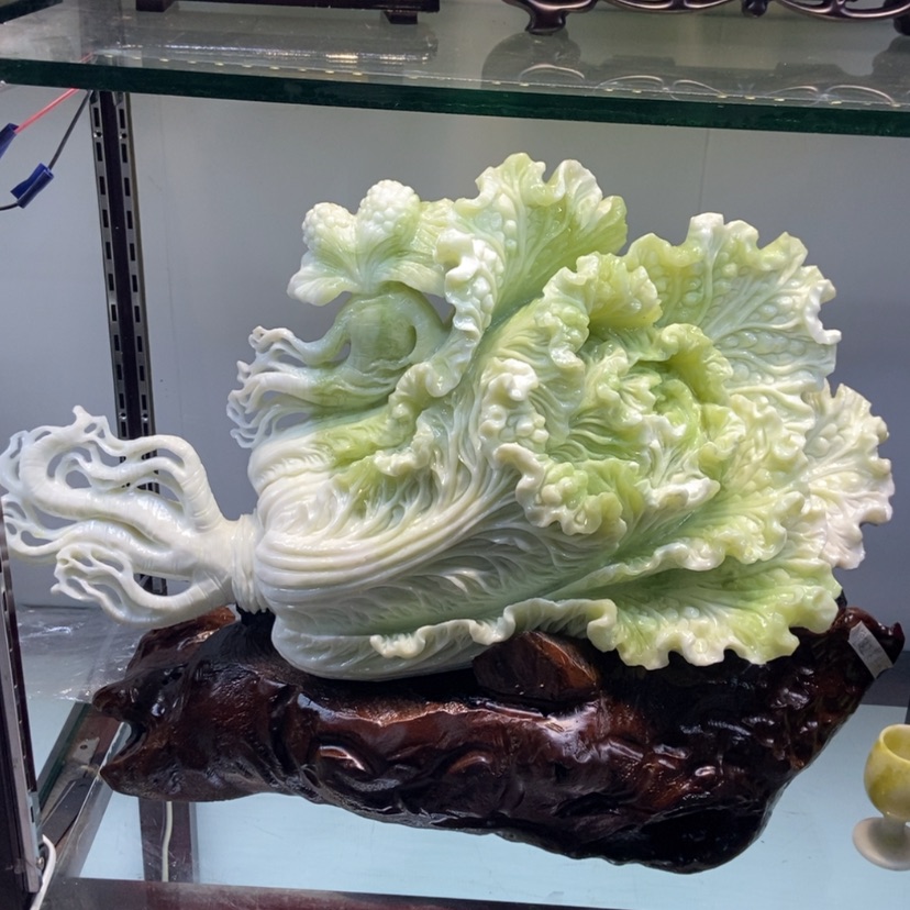 【闪购商品】未镶嵌蛇纹石玉（覆膜）珠宝奇石