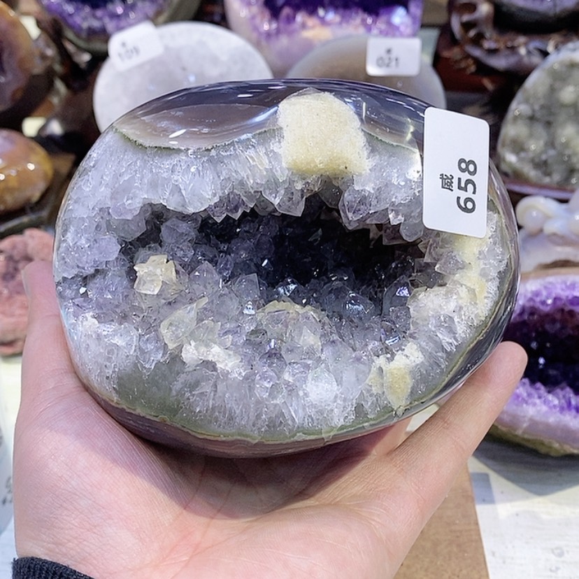 【闪购商品】水晶天然水晶摆件方解石未镶嵌